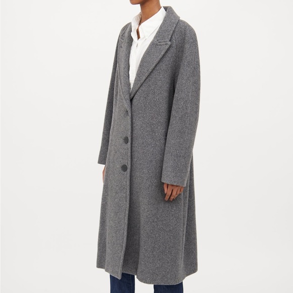 Burberry Grey Wool Coat - Picture 3 of 10